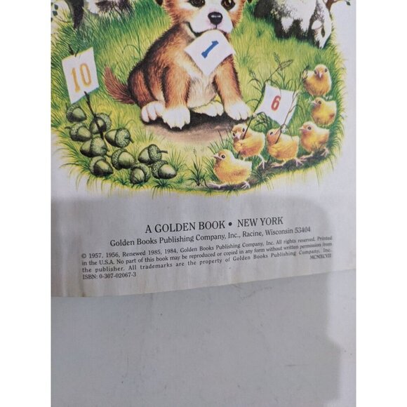 Little Golden Book My First Counting Book  197  ephemera junk journal - Picture 3 of 5